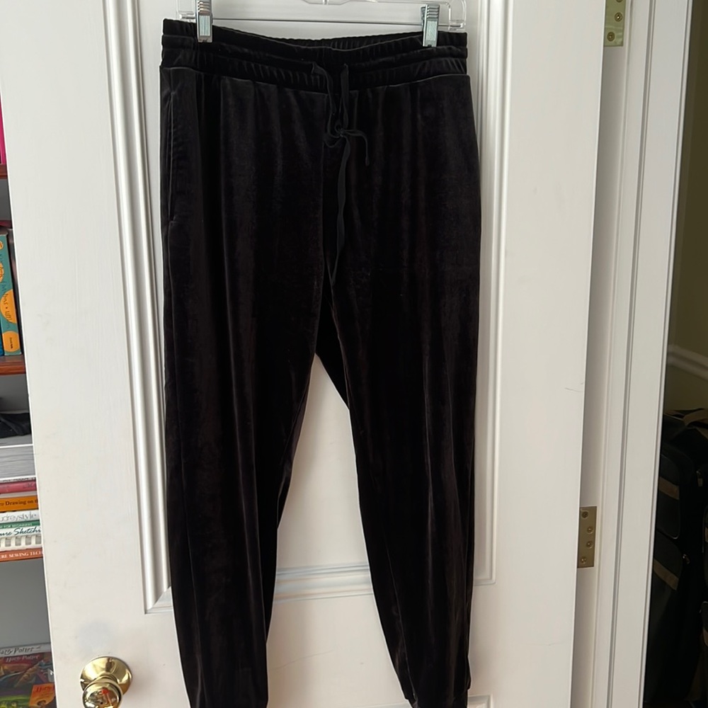 Velvet joggers
